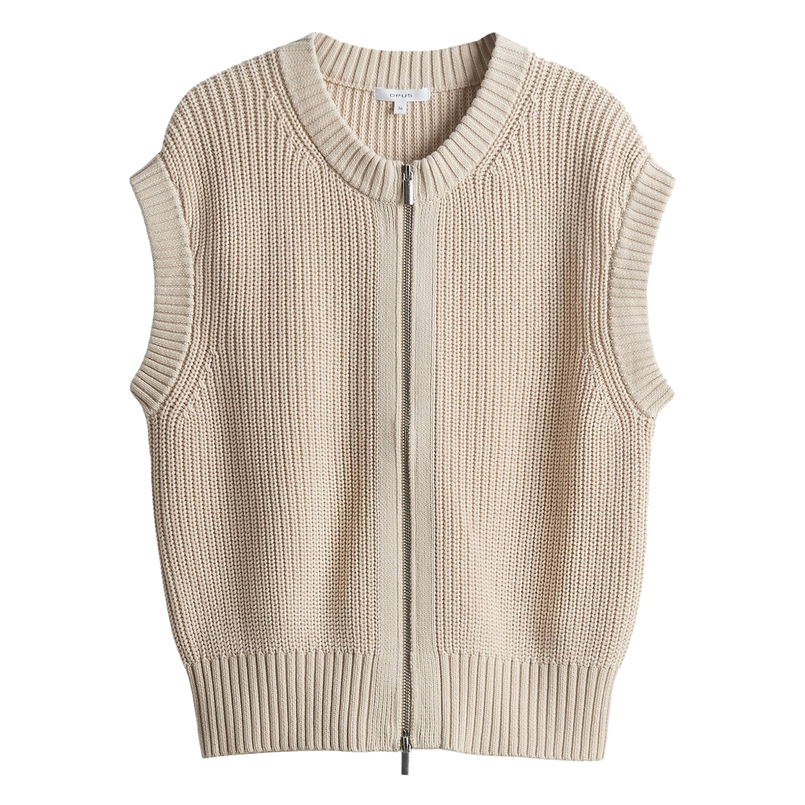 Opus Dames Vest 10385012985315 Beige