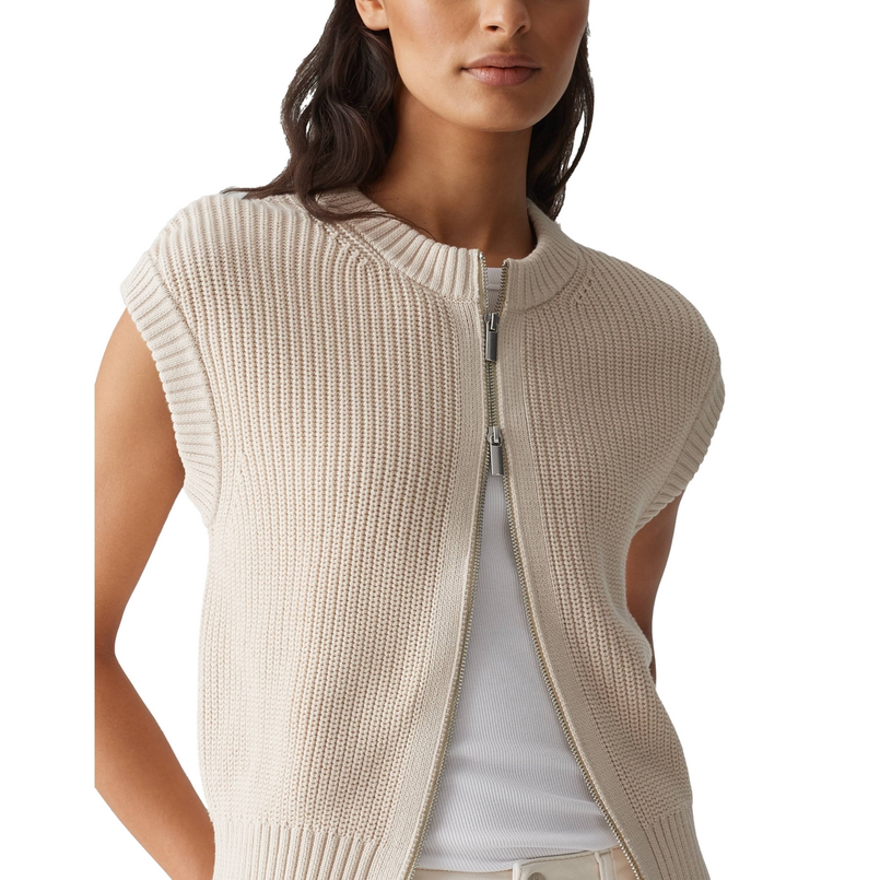 Opus Dames Vest 10385012985315 Beige
