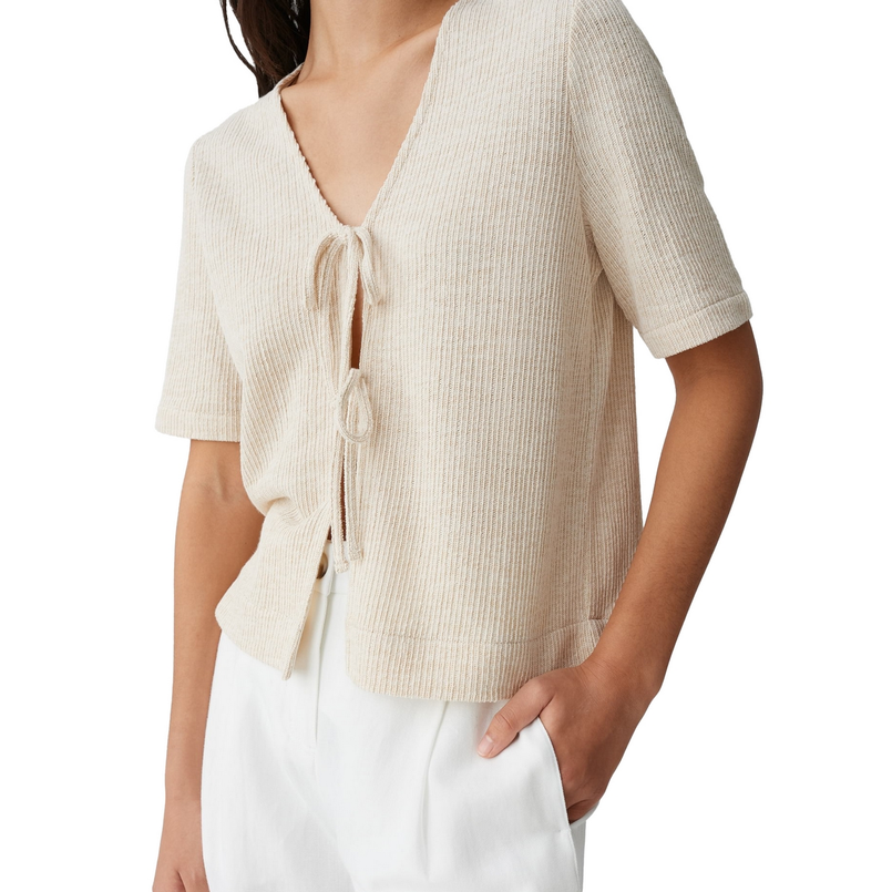 Opus Dames Vest 10401513083316 Beige
