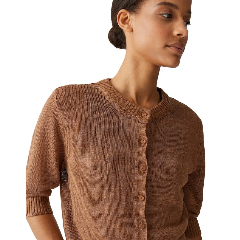 Opus Dames Vest 1041685761317 Oker
