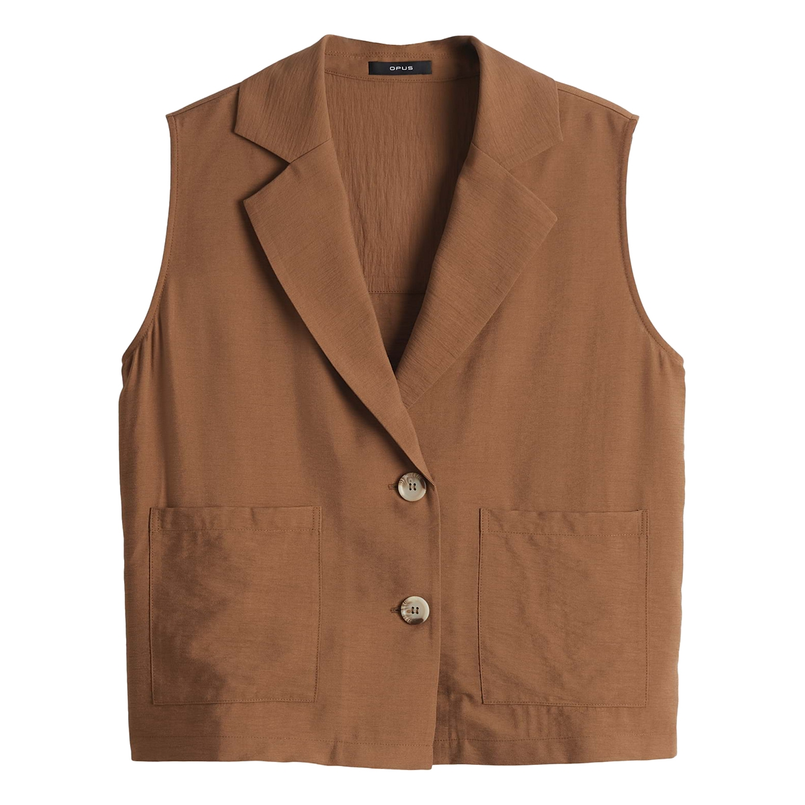 Opus Dames Vest 10418313197317 Oker