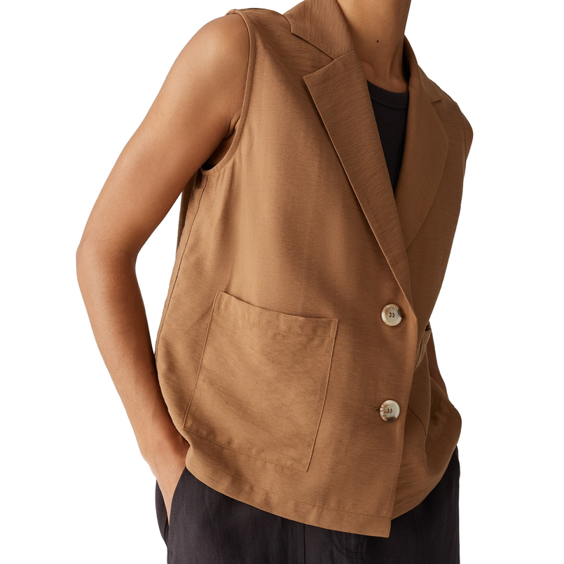 Opus Dames Vest 10418313197317 Oker