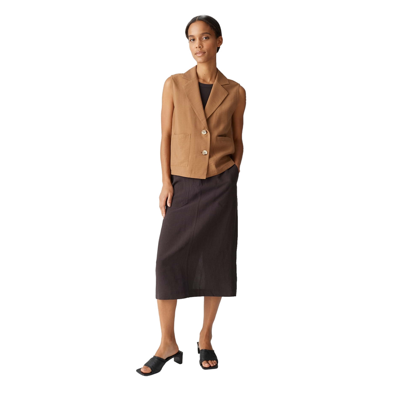 Opus Dames Vest 10418313197317 Oker