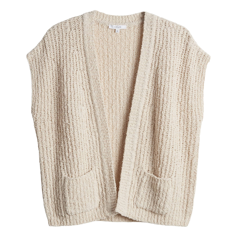 Opus Dames Vest Dimola Beige