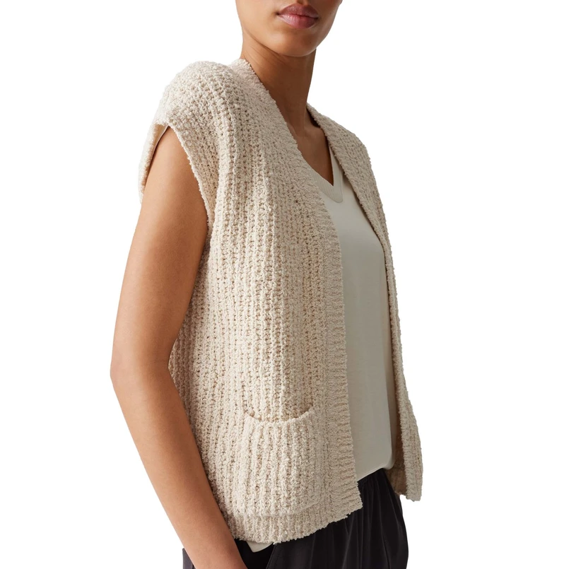 Opus Dames Vest Dimola Beige