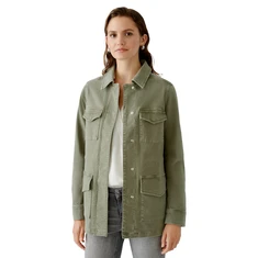 Oui Dames Blazer 0090622 Olijf