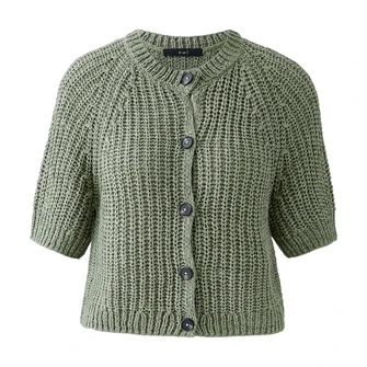 Oui Dames Blazer 0093305 Olijf