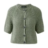 Oui Dames Blazer 0093305 Olijf