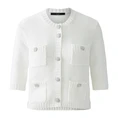 Oui Dames Blazer 0093581 OFF-WHITE