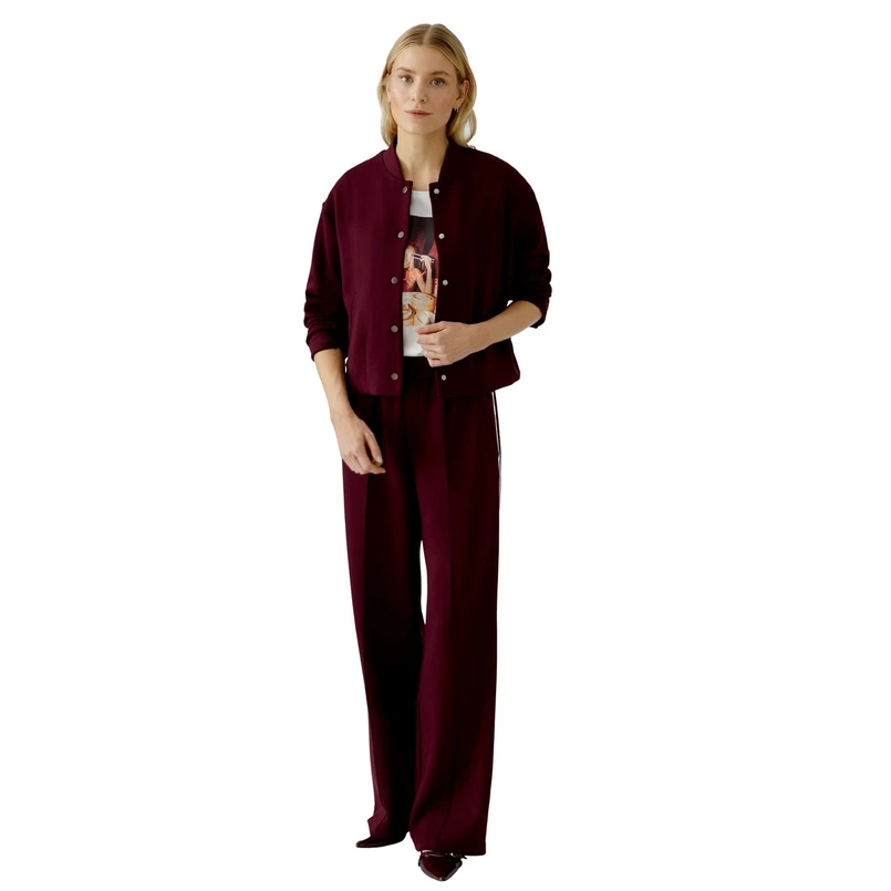 Oui Dames Blazer 0095821 Wine