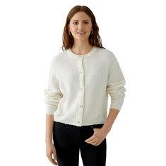 Oui Dames Blazer 94462 OFF-WHITE