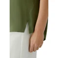 Oui Dames Blouse 0088335 Khakigroen