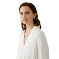 Oui Dames Blouse 0090869 OFF-WHITE