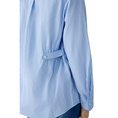 Oui Dames Blouse 0091888 Bleu