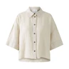 Oui Dames Blouse 0092938 Beige
