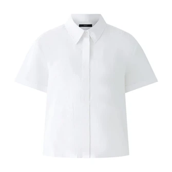 Oui Dames Blouse 0093411 Wit