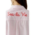 Oui Dames Blouse 0093683 Roze