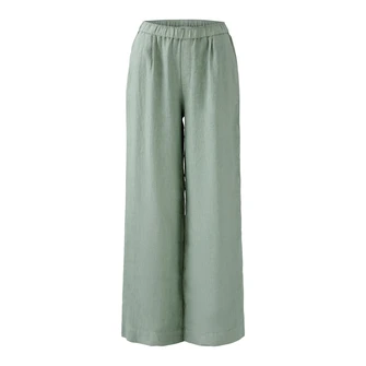 Oui Dames Broek 0092821 Olijf