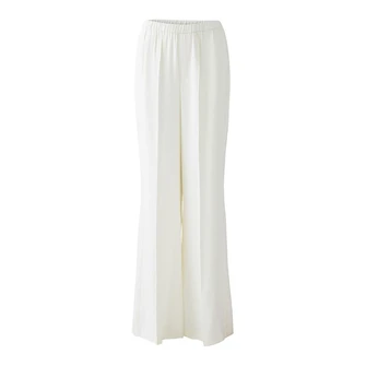 Oui Dames Broek 0092825 OFF-WHITE