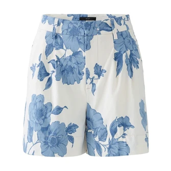 Oui Dames Broek 0093235 Bleu