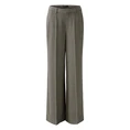 Oui Dames Broek 0094443 Zwart dessin