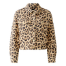 Oui Dames Jas 0091794 Zwart dessin
