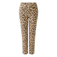 Oui Dames Jeans 0092790 Zwart dessin