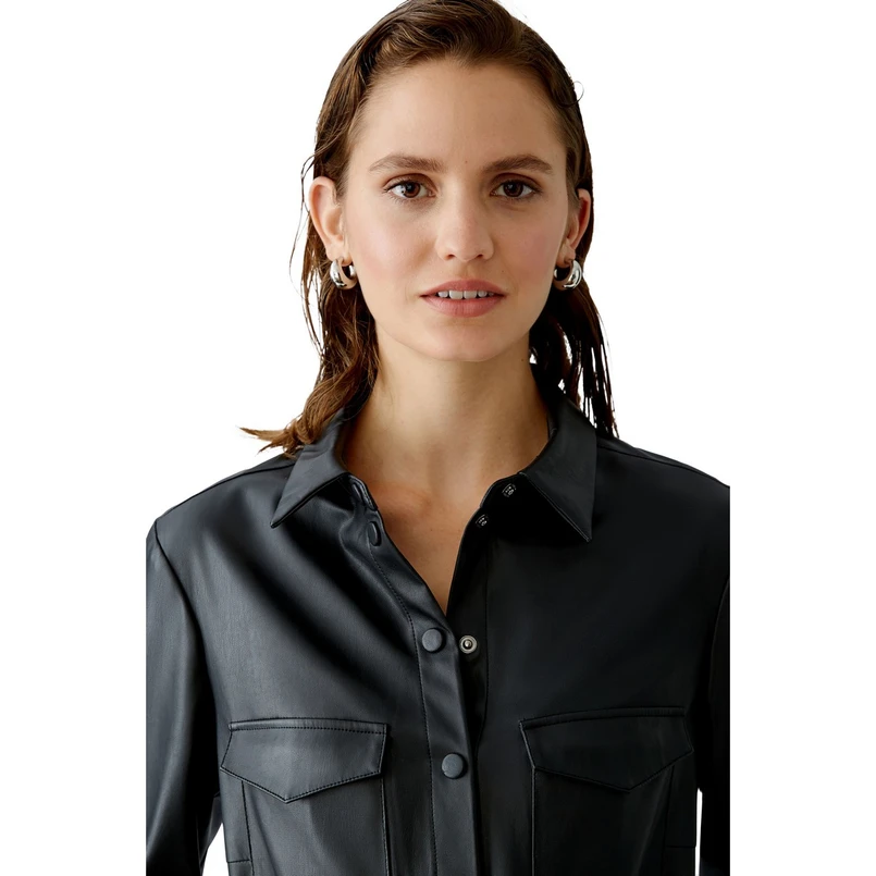 Oui Dames Jurk 0090635 Zwart