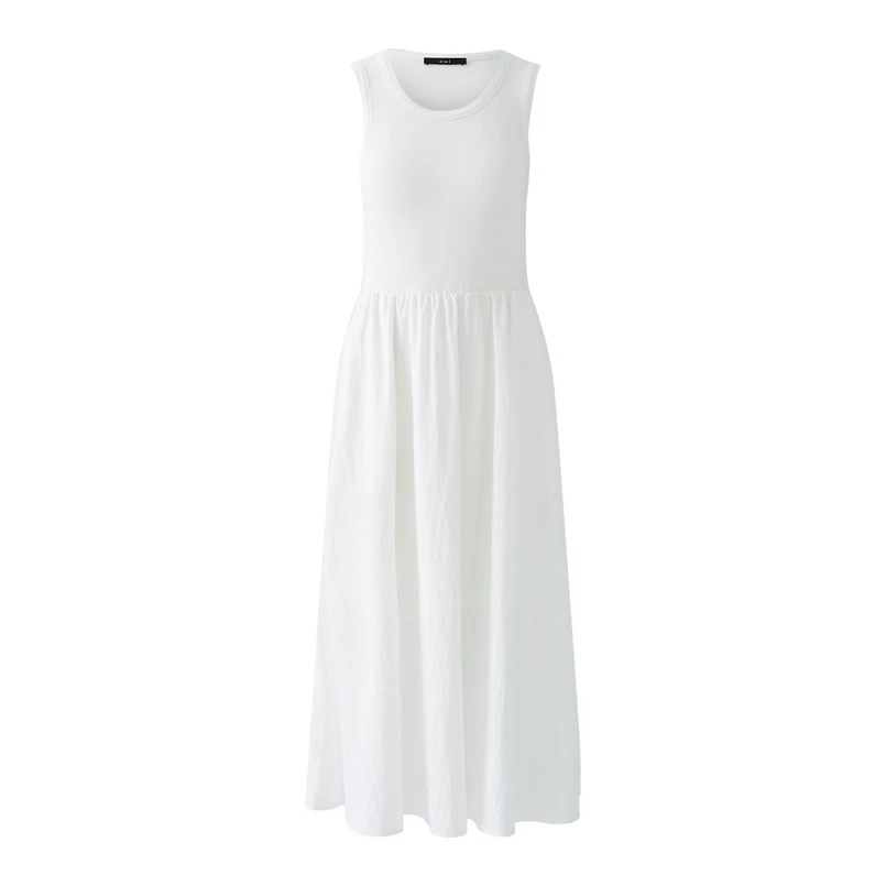 Oui Dames Jurk 0091814 OFF-WHITE