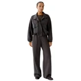 Oui Dames Pantalon 94118 Bruin dessin