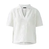 Oui Dames Polo 0092988 OFF-WHITE