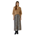 Oui Dames Rok 0093629 Zwart dessin