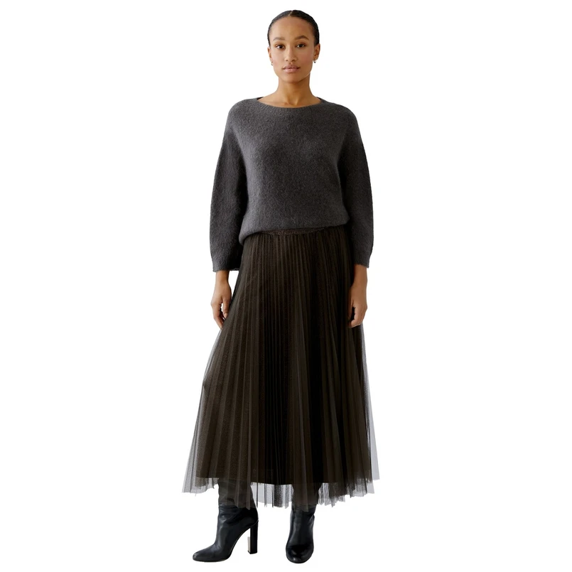 Oui Dames Rok 95399 Bruin
