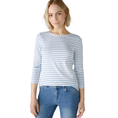 Oui Dames Top 0088220 WIT DESSIN