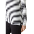 Oui Dames Top 0088220 Zwart dessin