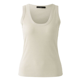 Oui Dames Top 0091992 Zand
