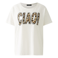 Oui Dames Top 0092560 OFF-WHITE