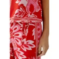 Oui Dames Top 0093639 Rood dessin