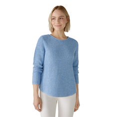 Oui Dames Trui 0088325 Bleu