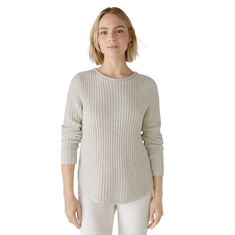 Oui Dames Trui 0088325 Camel