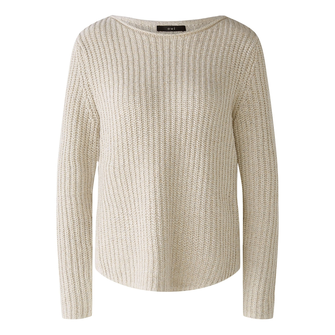 Oui Dames Trui 0088325 Camel