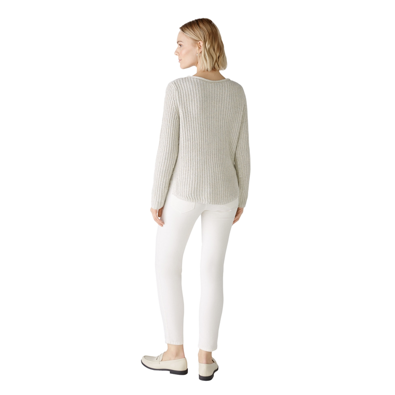 Oui Dames Trui 0088325 Camel