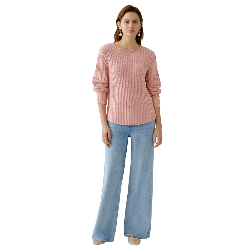 Oui Dames Trui 0088325 Roze