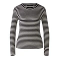 Oui Dames Trui 0090776 Zwart dessin