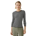 Oui Dames Trui 0090776 Zwart dessin
