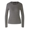 Oui Dames Trui 0090776 Zwart dessin
