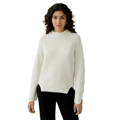 Oui Dames Trui 0090781 Lichtgrijs