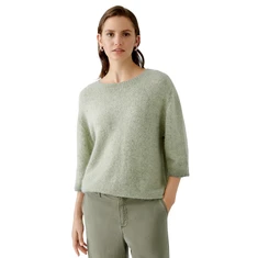 Oui Dames Trui 0091119 Olijf