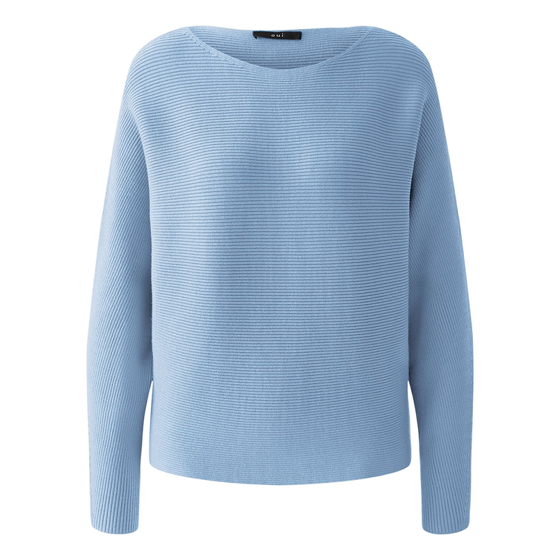 Oui Dames Trui 0091925 Kobalt
