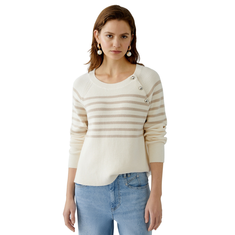 Oui Dames Trui 0091940 Camel